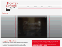 Tablet Screenshot of frontiercatering.com